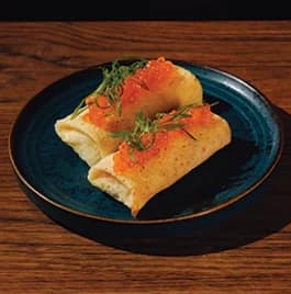 Creppes w/ Red Caviar